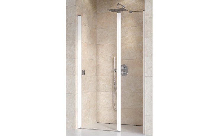 RAVAK CHROME CSD2 100 sprchové dveře 100x195 cm, lítací, bílá/sklo transparent 