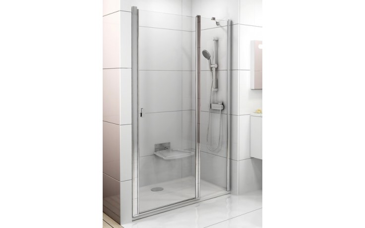 RAVAK CHROME CSD2 110 sprchové dveře 1075-1105x1950mm, dvoudílné, bright alu/transparent 