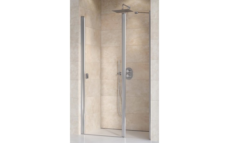 RAVAK CHROME CSD2 120 sprchové dveře 120x195 cm, lítací, lesk/sklo transparent 