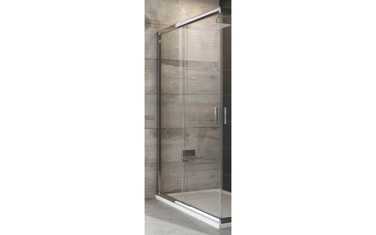 RAVAK BLIX BLRV2K 100 sprchové dveře 100x190 cm, posuvné, chrom lesk/sklo transparent