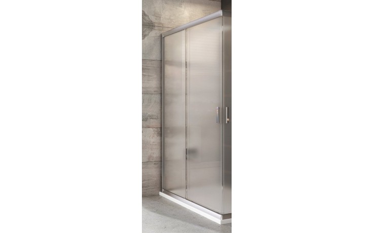 RAVAK BLIX BLRV2K 80 sprchové dveře 80x190 cm, posuvné, satin/sklo grape