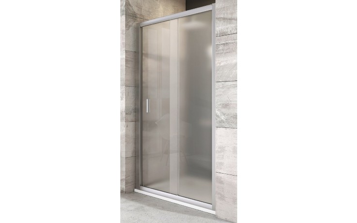 RAVAK BLIX BLDP2 110 sprchové dveře 110x190 cm, posuvné, satin/sklo grape