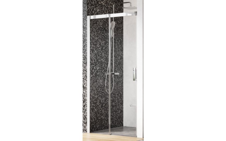 RAVAK MATRIX MSD2 100 L sprchové dveře 100x195 cm, posuvné, levé, chrom lesk/sklo transparent
