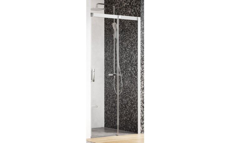 RAVAK MATRIX MSD2 120 R sprchové dveře 120x195 cm, posuvné, pravé, satin/sklo transparent