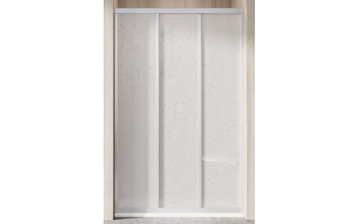 RAVAK SUPERNOVA ASDP3 80 sprchové dveře 80x198 cm, posuvné, satin/plast pearl