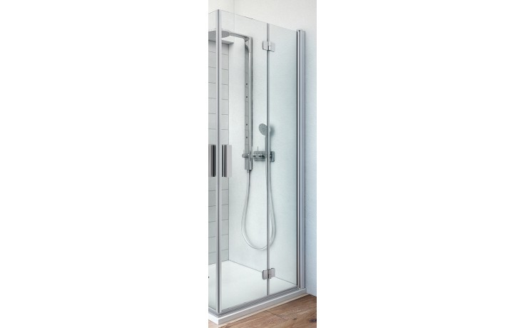 ROTH TOWER LINE TZOP1/1000 sprchové dveře 100x200 cm, skládací, brillant/sklo transparent