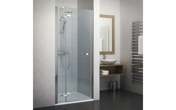 ROTH ELEGANT LINE GDNL1/1100 sprchové dveře 110x200 cm, křídlové, levé, brillant/sklo transparent