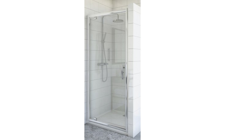 ROTH PROXIMA LINE PXDO1N/1100 sprchové dveře 110x200 cm, pivotové, brillant/sklo satinato