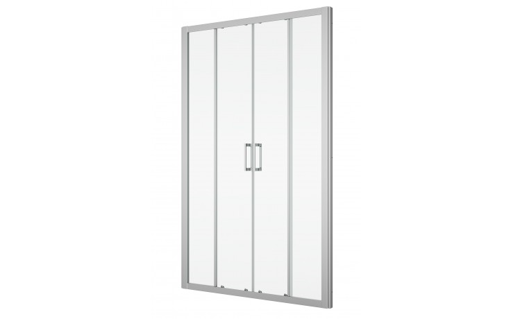 SANSWISS TOP LINE TOPS4 sprchové dveře 120x190 cm, posuvné, matný elox/sklo Durlux