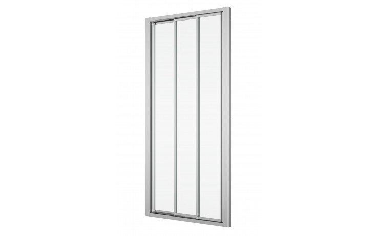 SANSWISS TOP LINE TOPS3 sprchové dveře 90x190 cm, posuvné, bílá/sklo Durlux