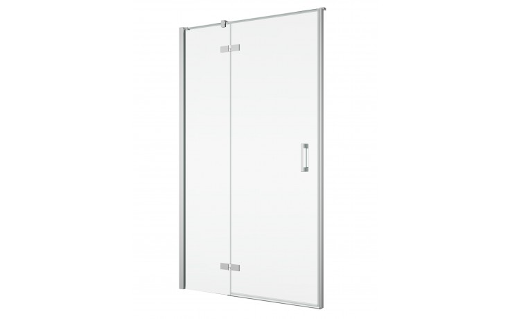 SANSWISS PUR PU13PG sprchové dveře 90x200 cm, křídlové, chrom/čiré sklo Aquaperle