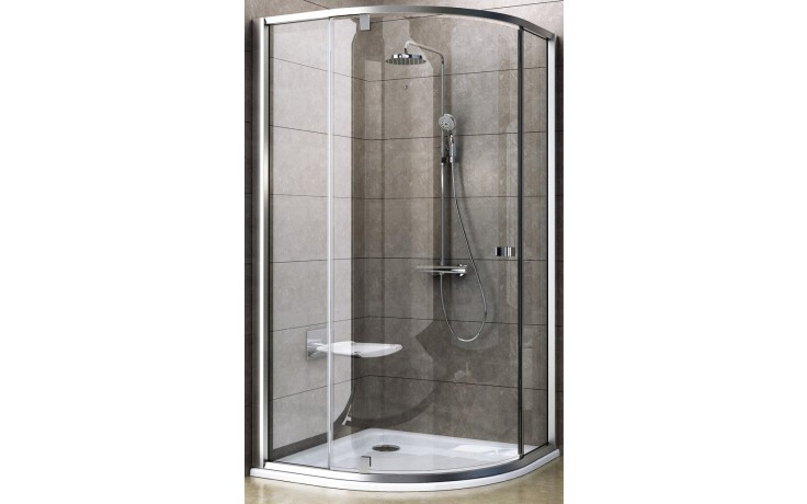 RAVAK PIVOT PSKK3 100 sprchový kout 100x100 cm, R550, křídlové dveře, satin/sklo transparent
