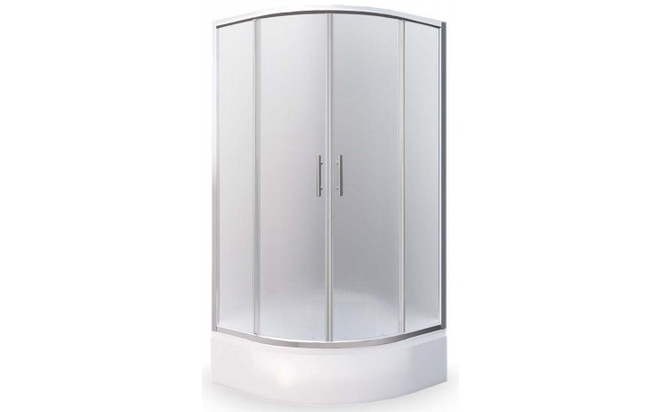 ROTH PROJECT PORTLAND NEO/900 sprchový kout 90x90 cm, R550, posuvné dveře, brillant/sklo matt glass
