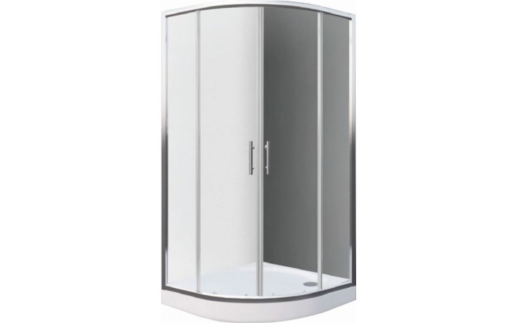 EASY ELR2 900 LH sprchový kout 90x90 cm, R550, posuvné dveře, brillant/transparent