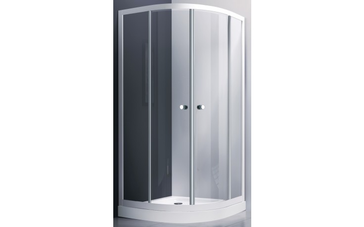 EASY NEO T24290 sprchový kout 90x90 cm, R550, posuvné dveře, chrom/sklo transparent