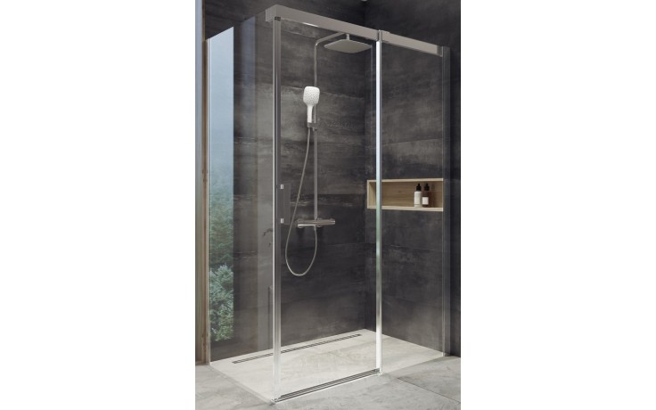 RAVAK MATRIX MSDPS 110/80 P sprchový kout 110x80 cm, rohový vstup, posuvné dveře, pravý, lesk/sklo transparent