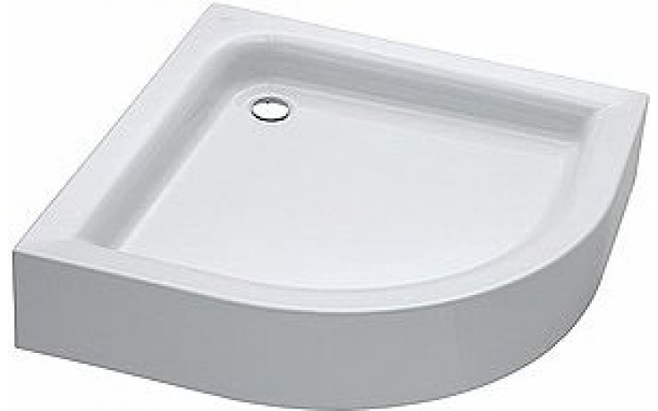 KOLO STANDARD PLUS sprchová vanička 900x900x205mm, čtvrtkruhová, s integrovaným panelem, akrylátová, bílá
