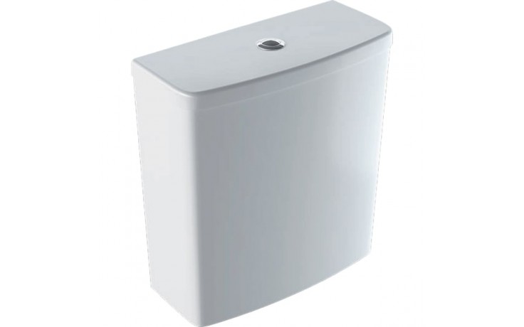 GEBERIT SELNOVA splachovací nádržka 370x165x390mm, na WC mísu, spodní přívod vody, keramika, bílá 