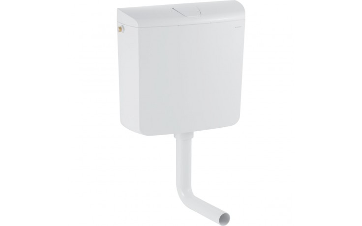 GEBERIT AP110 WC nádržka, boční a zadní přívod vody, Start-Stop, alpská bílá