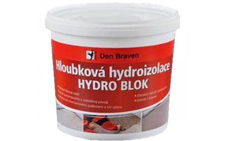DEN BRAVEN HYDRO BLOK hloubková hydroizolace 20kg, na beton, prášková, šedá