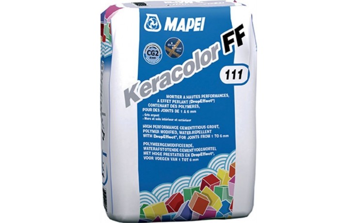 MAPEI KERACOLOR FF spárovací hmota 5kg, cementová, hladká, 100 bílá