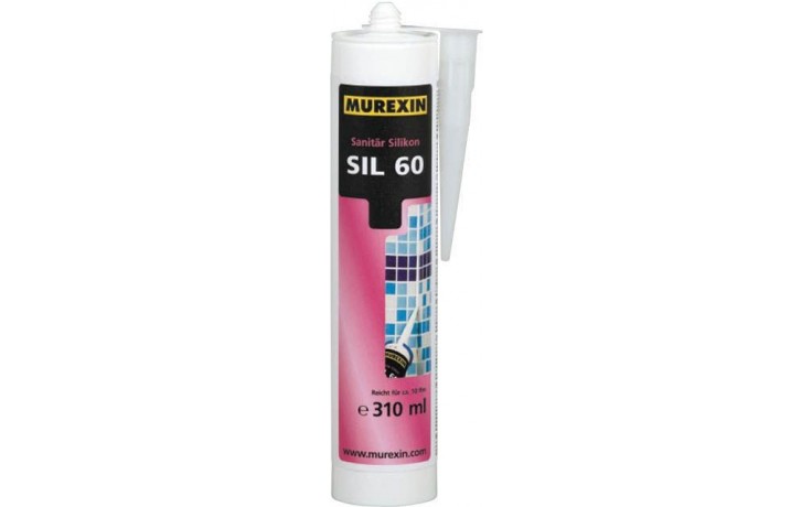 MUREXIN SIL 60 sanitární silikon 310ml, jednosložkový, anthrazit