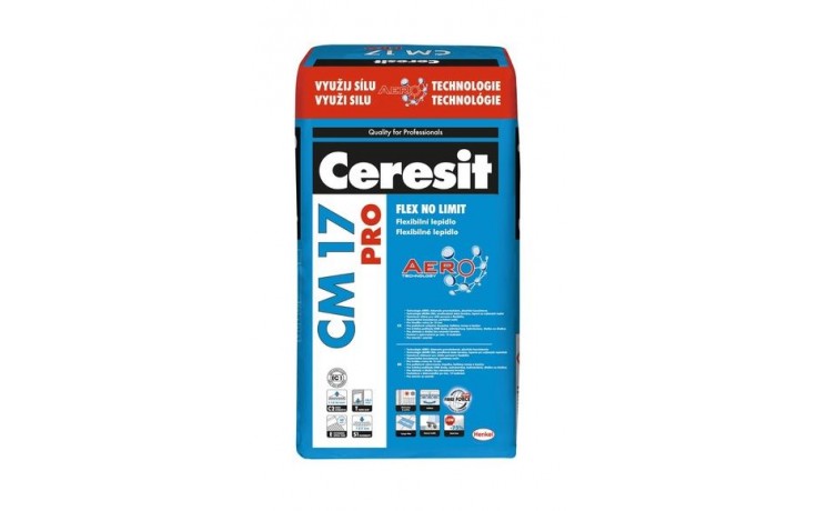 CERESIT CM 17 PRO FLEX NO LIMIT flexibilní cementové lepidlo 25 kg