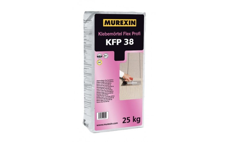 MUREXIN FLEX PROFI KFP 38 lepicí malta 25 kg, šedá
