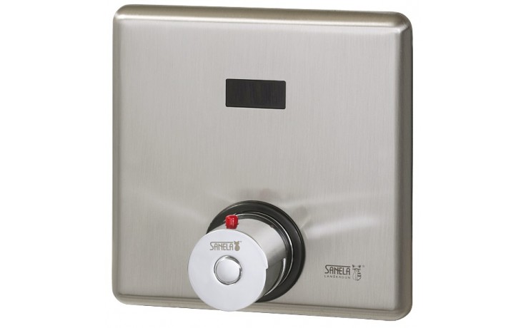SANELA ovládání sprchy 24V DC, automatické s termostatickým ventilem pro teplou a studenou vodu