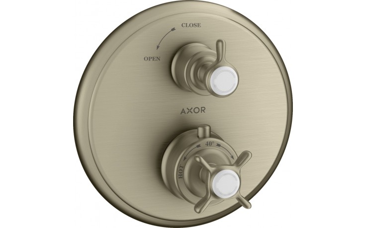 AXOR MONTREUX podomítková termostatická baterie, kartáčovaný nikl