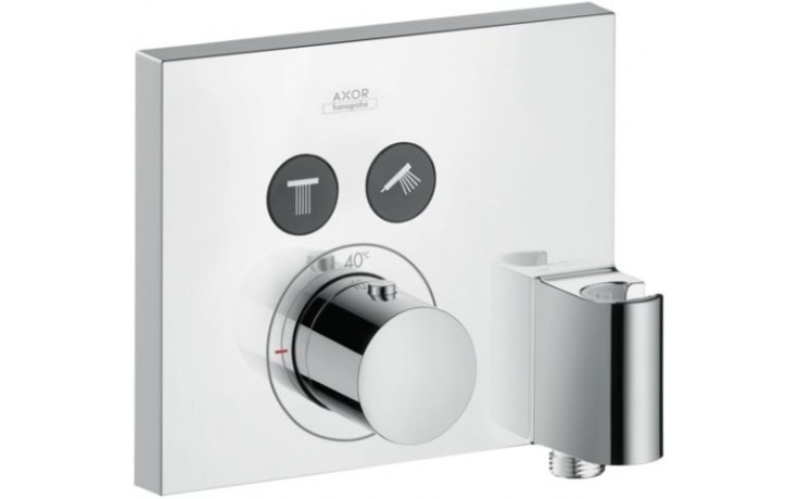 AXOR SHOWER SELECT podomítková termostatická baterie, pro 2 spotřebiče, s držákem hadice, chrom