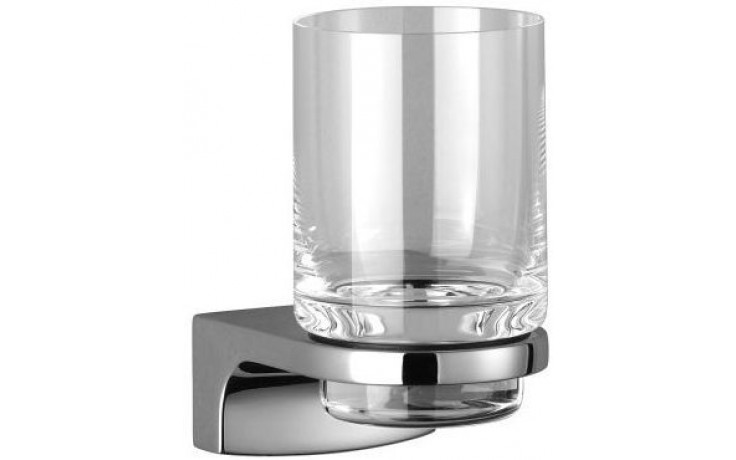 DORNBRACHT CULT držák se skleničkou 65mm, nástěnný, sklo, chrom
