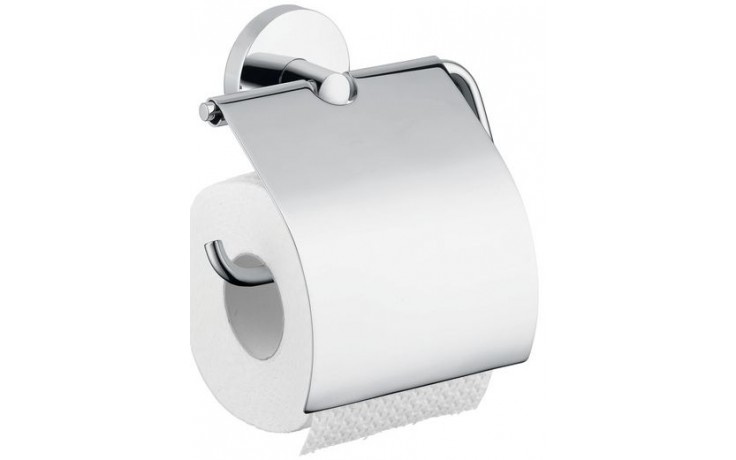 HANSGROHE LOGIS držák toaletního papíru s krytem, nástěnný, chrom 