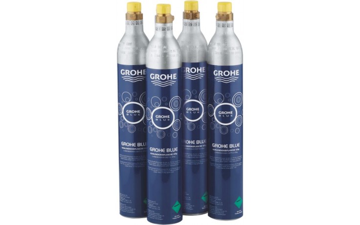 GROHE BLUE karbonizační lahev CO2 425g, 4 ks
