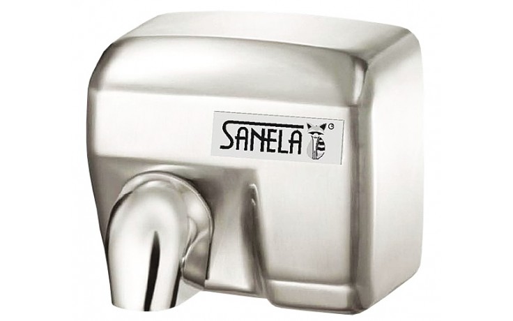 SANELA SLO02E osoušeč rukou 284x202x248mm, bezdotykový, elektrický, nerez mat