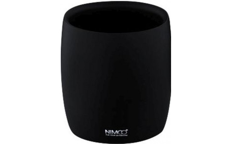 NIMCO AVA pohárek 80x50x90mm, na kartáčky, černá