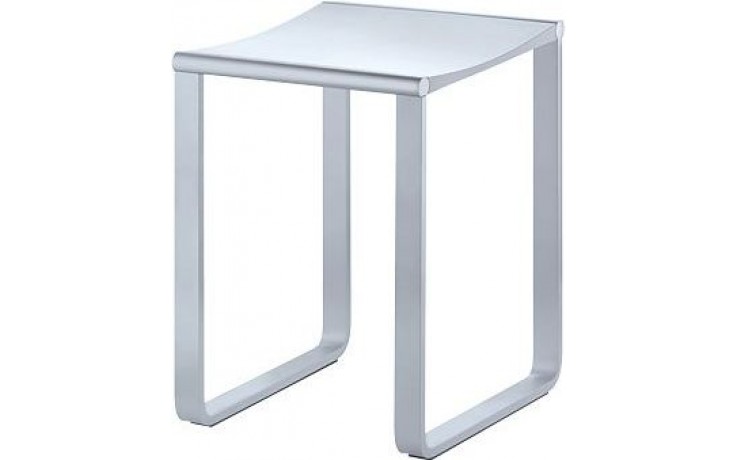 KEUCO PLAN koupelnová stolička 340x365mm, chrom/světle šedá