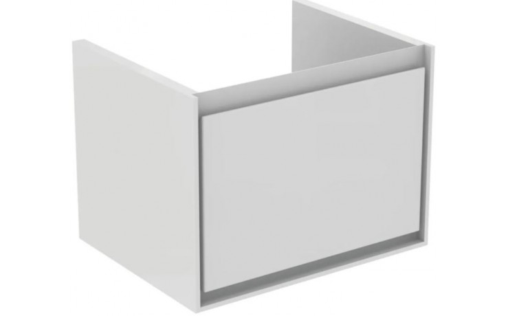 IDEAL STANDARD CONNECT AIR CUBE skříňka pod umyvadlo 535x412x400mm, 1 zásuvka, bílá lesk, bílá mat