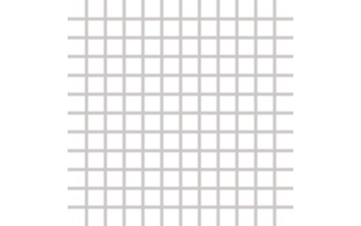 RAKO COLOR TWO mozaika 30x30cm, 2,5x2,5cm, mat hladká, lepená na síťce, bílá