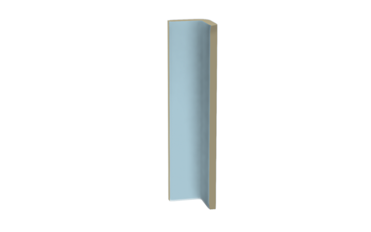 RAKO COLOR TWO vnitřní hrana 2,4x20cm, průběžná, světle modrá