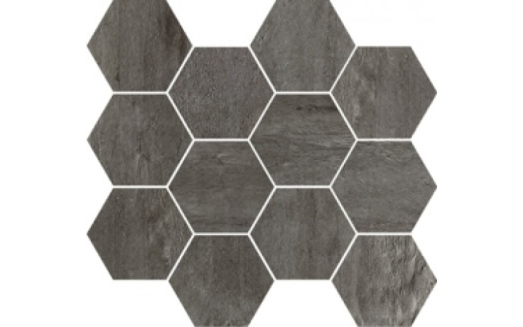 IMOLA CREATIVE CONCRETE mozaika 25x30cm, natural, mat, dark grey