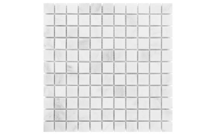 DUNIN BLACK & WHITE mozaika 30,5x30,5(2,5x2,5)cm, lesk, white