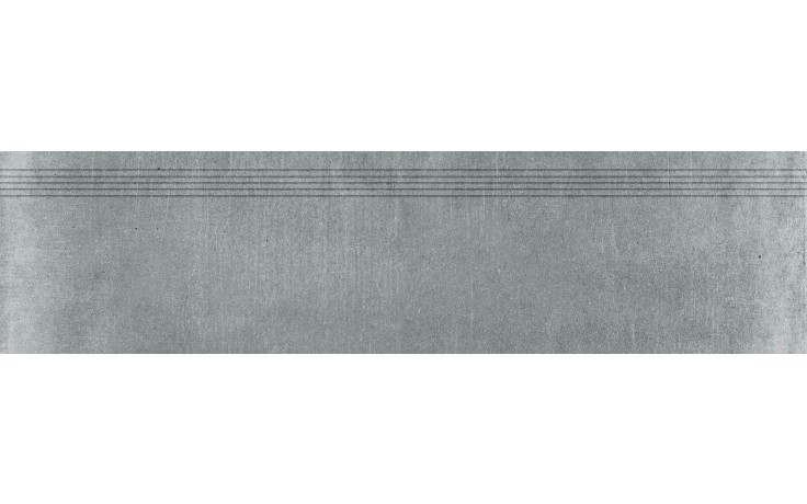 RAKO REBEL schodovka 30x120cm, tmavě šedá