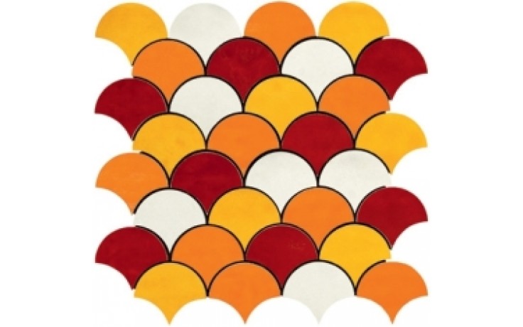 IMOLA SHADES mozaika 30x30cm, orange