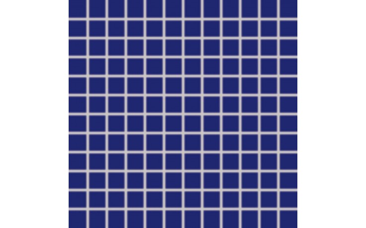 RAKO COLOR TWO mozaika 30x30cm, 2,5x2,5cm, mat, lepená na síťce, tmavě modrá