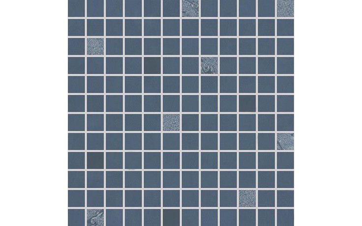 RAKO UP mozaika 30x30cm, lepená na síťce, tmavě modrá