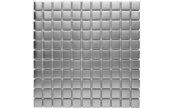 DUNIN METALLIC mozaika 30,5x30,5(2,5x2,5)cm, silver