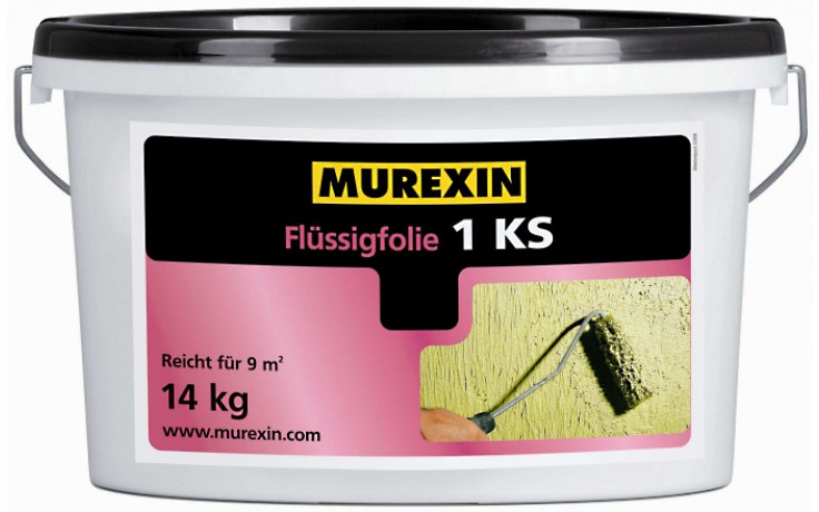 MUREXIN 1 KS těsnící fólie tekutá 7kg, jednosložková, trvale pružná, jen pro interiér, žlutá