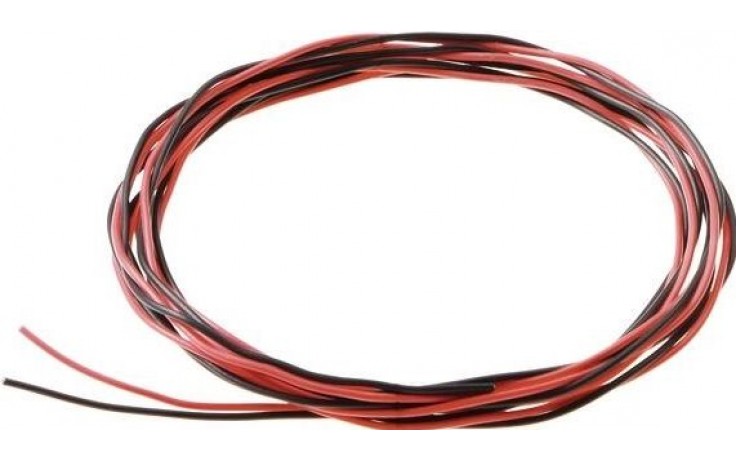 Koupelny Ptáček - TECE PLANUS napájecí kabel 10m, pro elektroniku 12V, pro  WC/pisoár, červeno-černá