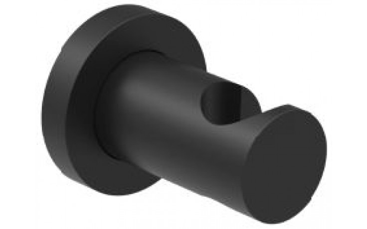 CONCEPT 200 BLACK držák sprchy 50mm, kulatý, černá